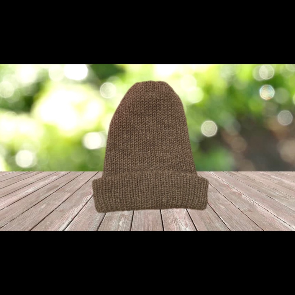 Gray Crochet Hat